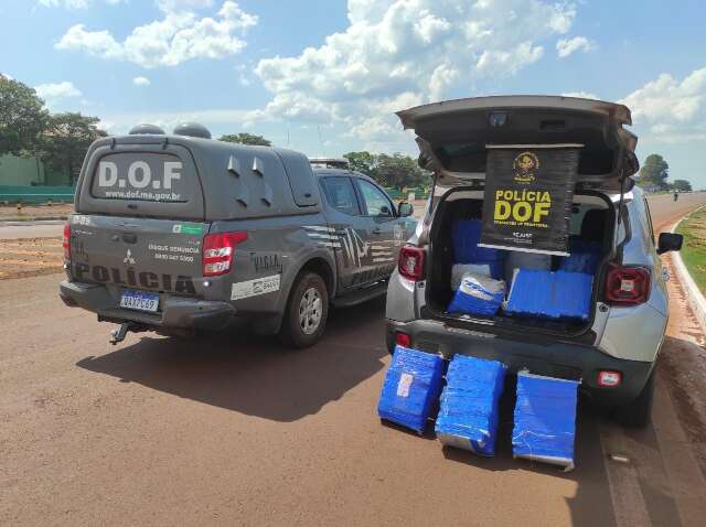  Traficante e batedor s&atilde;o presos com mais de 660 quilos de maconha