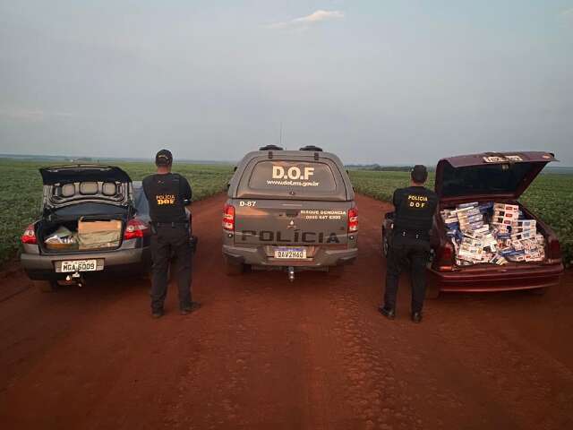 Trio &eacute; flagrado com mais de R$ 400 mil em mercadorias contrabandeadas 