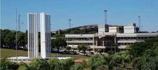 Vista do paliteiro da Cidade Universitária da UFMS em Campo Grande. (Foto: Arquivo)