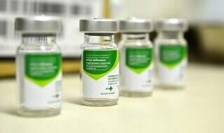Ampolas de vacina contra a influenza; imunizante protege contra o vírus, com exceção da nova cepa Darwin. (Foto: Agência Brasil/Reprodução)