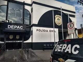 Caso foi registrado na Depac Centro, em Campo Grande. (Foto: Marcos Maluf)