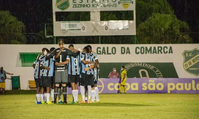 Gr&ecirc;mio derrota Mixto por 2 a 0 na estreia da Copa S&atilde;o Paulo