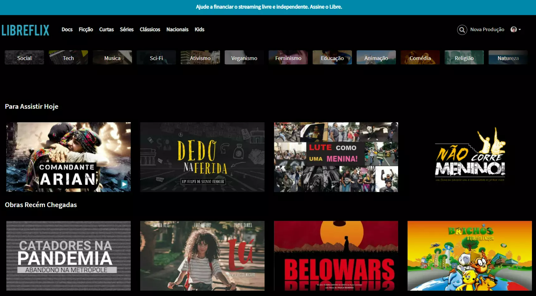 Lado B testou streaming gratuito com filmes e séries nacionais - Diversão -  Campo Grande News
