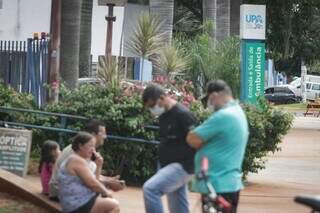 Unidades de Pronto Atendimento de Campo Grande têm aumento de pacientes com sintomas gripais (Foto: Marcos Maluf)