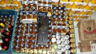 Bebidas que eram comercializadas na penitenciária (Foto: dviulgação / Dracco) 
