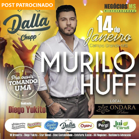 Com show de Murillo Huff, Suco Jui Citrus chega com tudo em Campo Grande