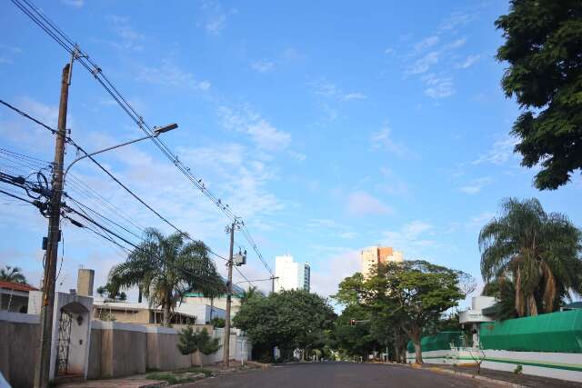 Domingo ser&aacute; de tempo inst&aacute;vel com temporal e m&aacute;xima de 35&deg;C em MS