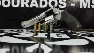 Arma e munição encontradas na casa do suspeito são bastante utilizadas por pistoleiros. (Foto: Adilson Domingos)
