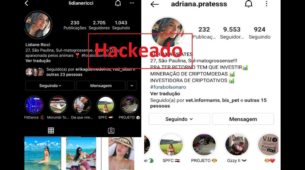 Ajuda por favor!! Minha conta no Instagram foi hackeada.