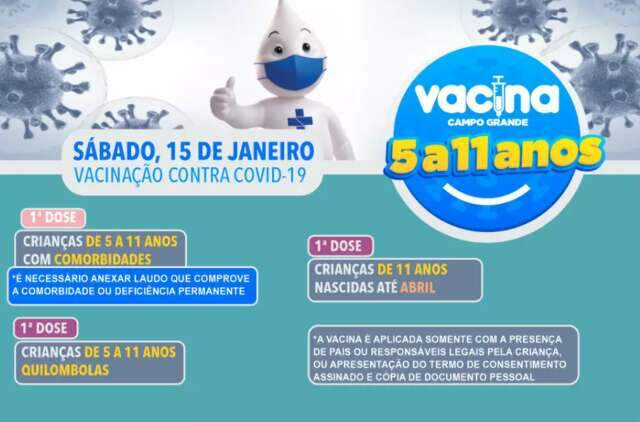Vacina&ccedil;&atilde;o em crian&ccedil;as come&ccedil;ar&aacute; &agrave;s 10h nos postos e na Seleta, confira locais