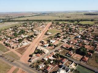 Vista aérea de Aparecida do Taboado. (Foto: Divulgação/PMAT)