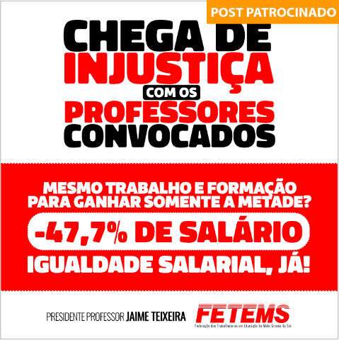 Fetems luta para igualar salários entre convocados (as) e efetivos (as)