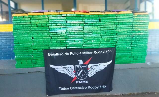 Traficante &eacute; preso com carga de maconha avaliada em R$ 1,2 milh&atilde;o 