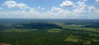 Vista aérea do Morro do Paxixi. (Foto: Gabriela Couto)