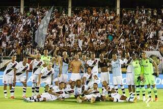 Equipe que representou o Vasco em campo na noite desta quarta-feira (6). (Foto: Rafael Ribeiro/Vasco)