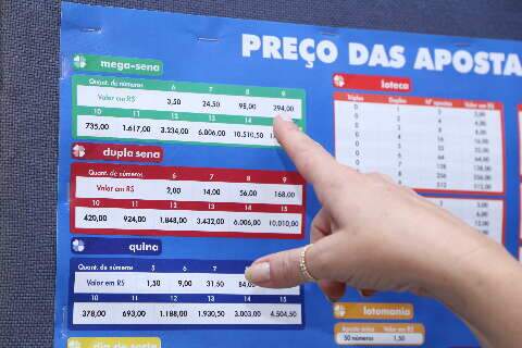 Mega-Sena chega a R$ 31 milhões e quadra sai para 67 apostas de MS