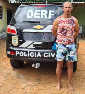 Marcos tem mais de dez passagens pela polícia. (Foto: Divulgação/Derf)