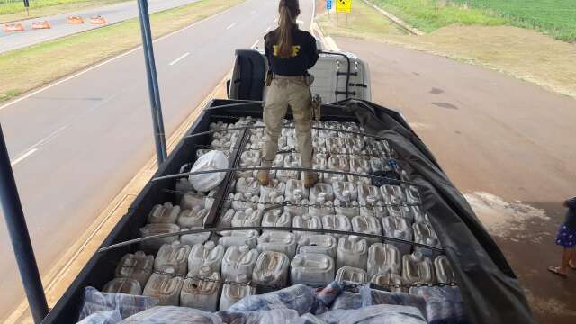 PRF apreende 10 toneladas de agrot&oacute;xico com venda proibida no Brasil