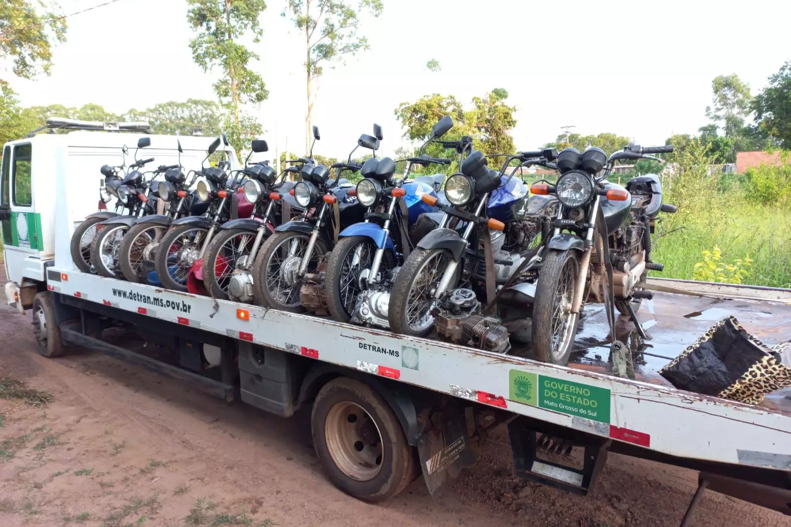 Desmanche de motos é encontrado em Barueri