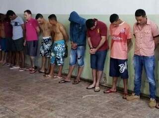 Criminosos presos no âmbito das investigações da Polícia Civil. (Foto: Polícia Civil) 