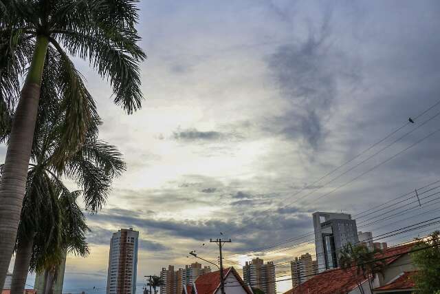 Tempo inst&aacute;vel predomina e MS tem m&aacute;xima de 37 graus nesta ter&ccedil;a