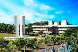 Vista da Cidade Universitária da UFMS em Campo Grande (Foto: Arquivo)