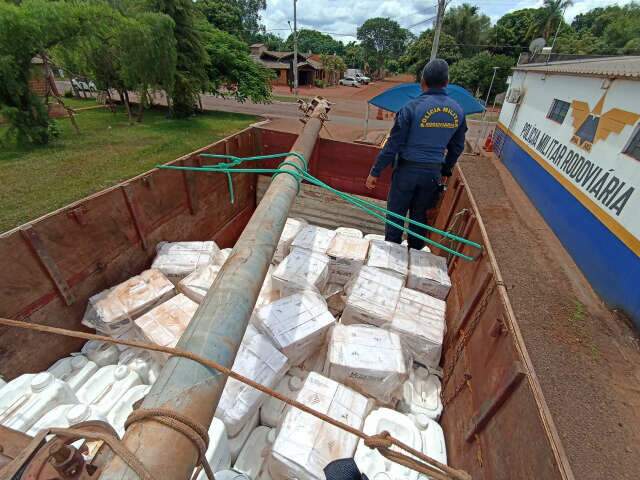 Motorista &eacute; preso com R$ 5,9 milh&otilde;es em agrot&oacute;xicos contrabandeados 