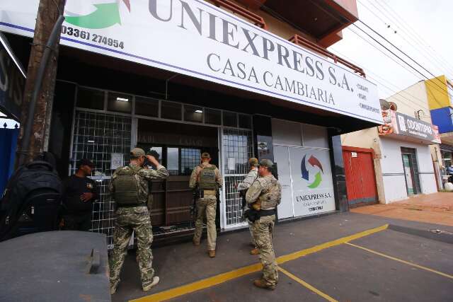 Casa de c&acirc;mbio na fronteira &eacute; alvo de opera&ccedil;&otilde;es contra &ldquo;Cabe&ccedil;a Branca&rdquo;