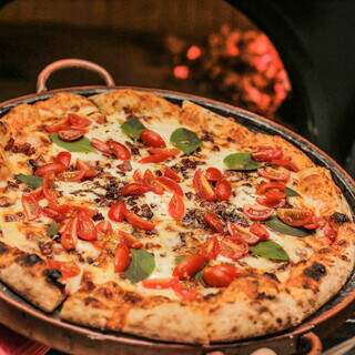 Pizza tem massa e receita original da Itália. (Foto: Arquivo Pessoal)