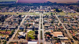 Imagem aérea do município de São Gabriel do Oeste. (Foto: Divulgação)