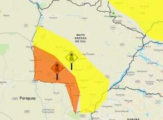 Inmet alerta para perigo de baixa umidade do ar em 64 cidades de MS