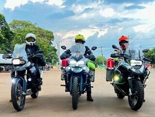 Irmãos percorreram de moto as estradas da Argentina. (Foto: Arquivo Pessoal)