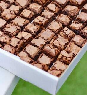 Brownies fofinhos e chocolatudos que conquistaram Campo Grande. (Foto: Divulgação).