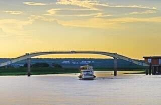 Corumbá está localizada às margens do Rio Paraguai; cidade é porta de entrada do Pantanal Sul-Mato-Grossense. (Foto: Divulgação Governo MS)