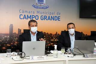 Sessões estão sendo realizadas de forma remota devido à pandemia de covid-19. (Foto: Izaias Medeiros/CMCG)