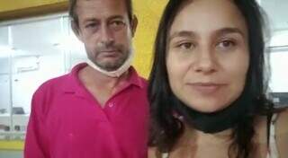 Casal sequestrado por criminosos em São Paulo. (Foto: Reprodução)