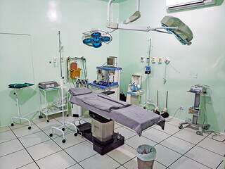 Centro cirúrgico da maternidade. (Foto: Divulgação/AAMI)