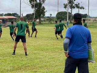 Equipe do ABC-RN treinando em Campo Grande. (Foto: Divulgação)