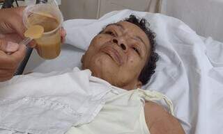 Filomena Damacena da Silva, de 73 anos, voltou para hospital de Aquidauana. (Foto: Arquivo pessoal)