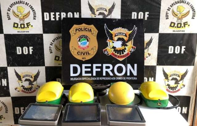 Avaliados em R$ 350 mil, equipamentos furtados em MS s&atilde;o achados em MG