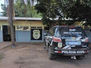 Delegacia de Ribas do Rio Pardo, onde o caso foi registrado. (Foto: Divulgação)