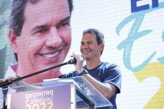 O prefeito de Campo Grande, Marcos Trad (PSD) e pré-candidato ao Governo de Mato Grosso do Sul. (Foto: Kísie Ainoã)