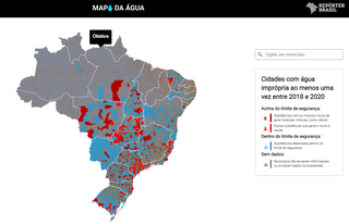 Mapa ilustra pesquisa feita pela ONG Repórter Brasil. Foto: Reprodução