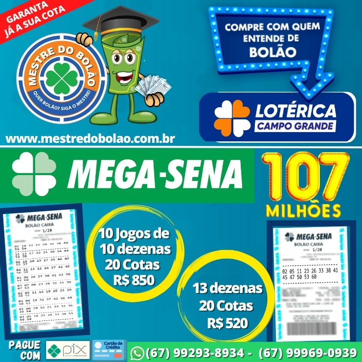 Bolão Mega-Sena por R$ 10,00 - Lottoland 186379 - Canaltech Ofertas