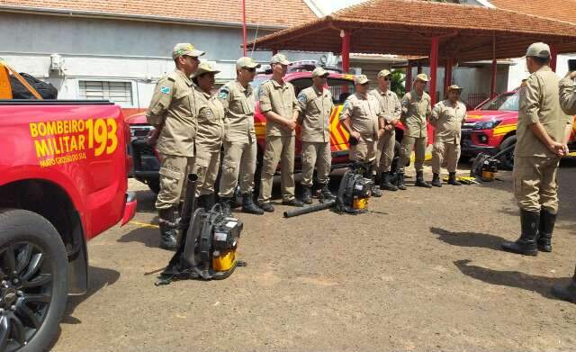 Bombeiros da Capital se dirigem a Corumb&aacute; para combater inc&ecirc;ndio no Pantanal