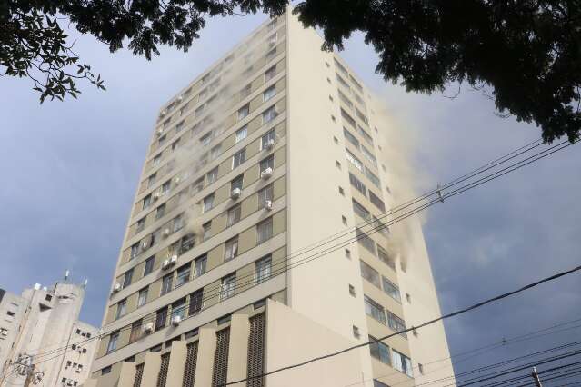 Dois cachorrinhos foram resgatados de edif&iacute;cio em chamas na &quot;15&quot; 