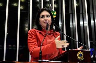 Senadora Simone Tebet. (Foto: Waldemir Barreto/Agência Senado)