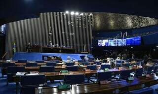 Sessão no Senado Federal. (Foto: Roque de Sá/Agência Senado) 