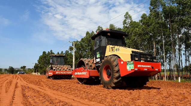 Pavimenta&ccedil;&atilde;o da MS-357 vai acabar com transtornos em Ribas do Rio Pardo