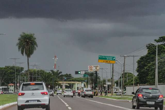 Inmet alerta para temporal em 76 munic&iacute;pios de MS